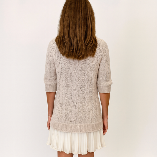 Ravora Paris™ | Robe Élégance Maille & Plissé