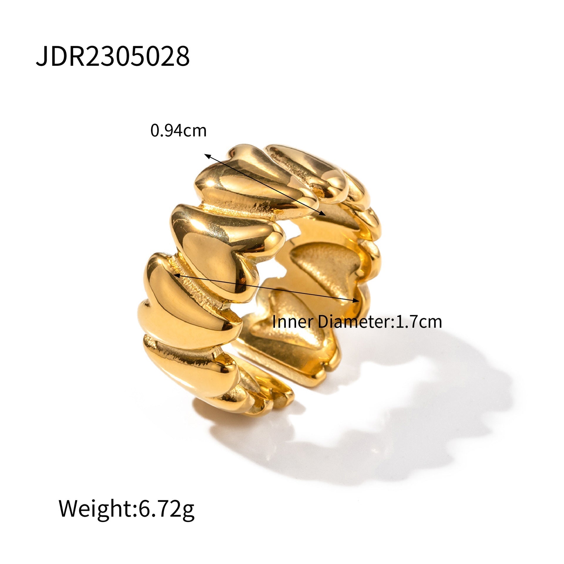 Ravora Paris™ | Bague Cœurs Infini