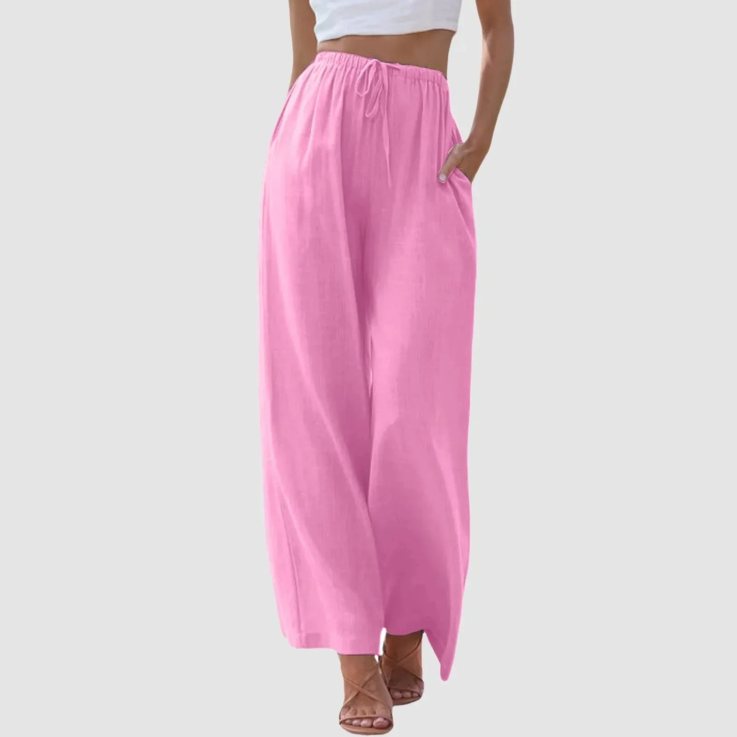 Ravora Paris™ | Pantalon confort à jambe large et taille haute