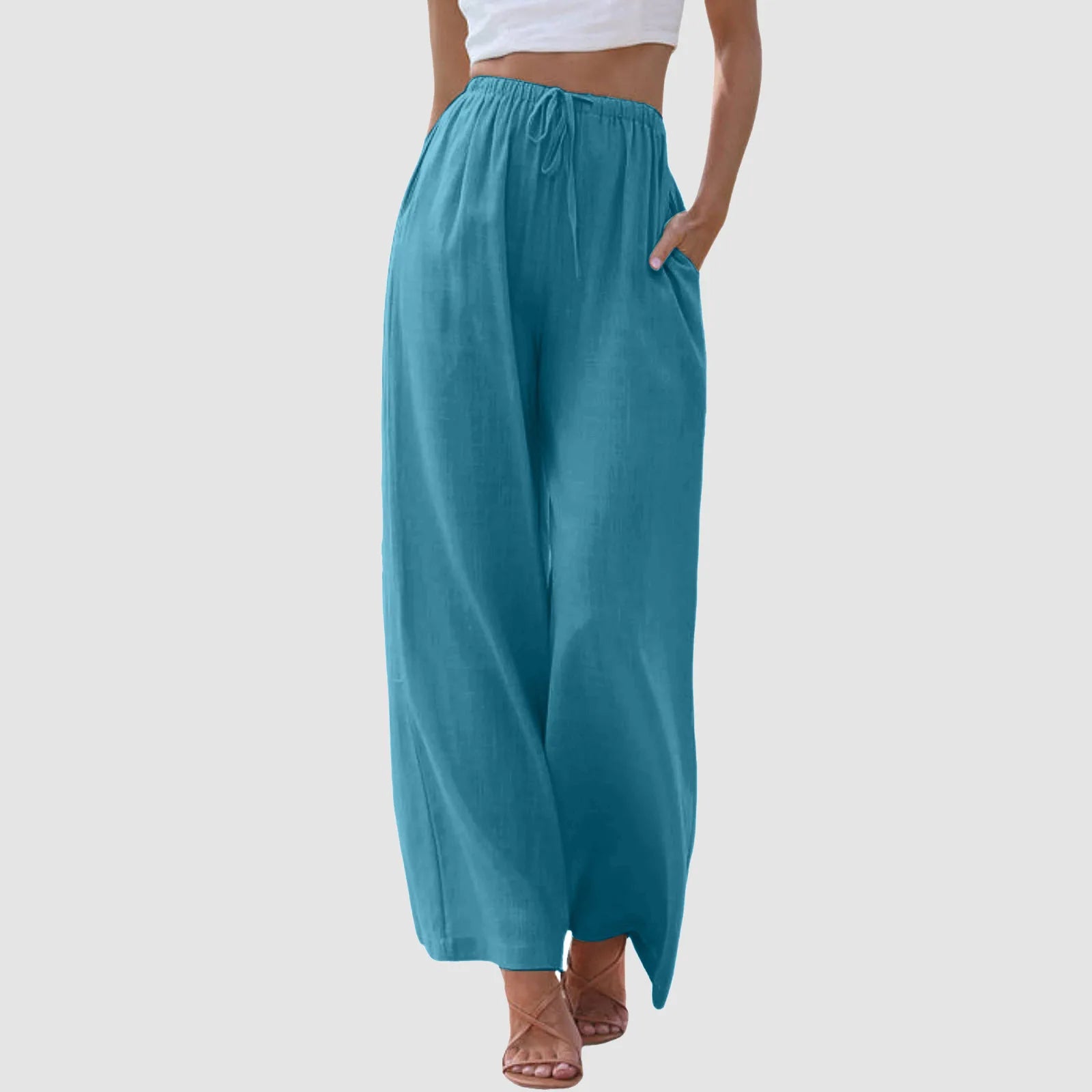 Ravora Paris™ | Pantalon confort à jambe large et taille haute