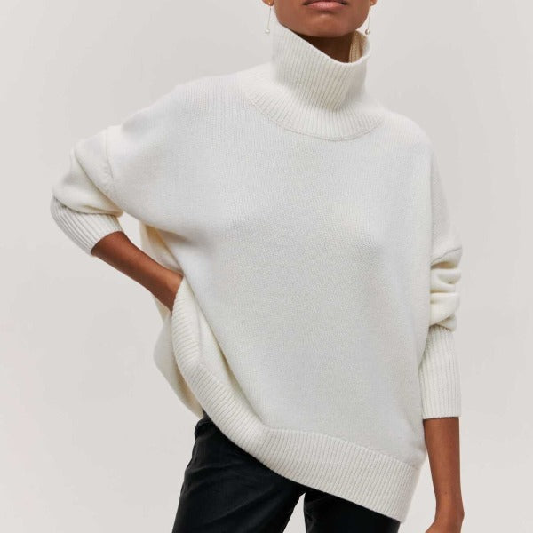 Ravora Paris™ | Pull à Col Montant Élégance