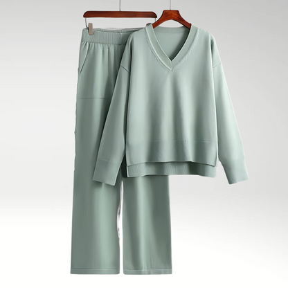 Ravora Paris™ | Luxe Ensemble deux pièces col V