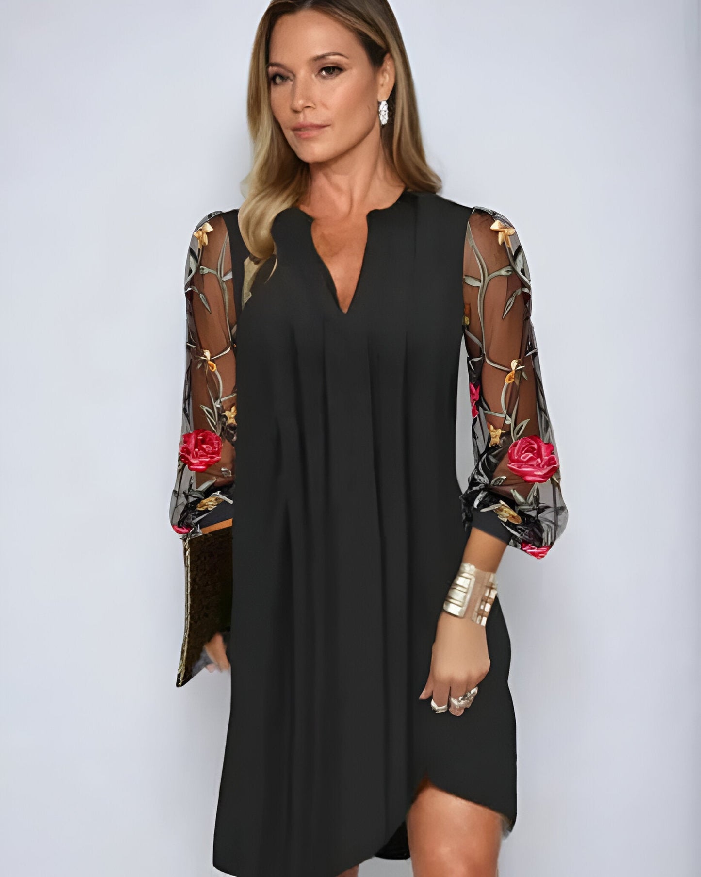 Ravora Paris™ | Robe Longue Élégance Brodée