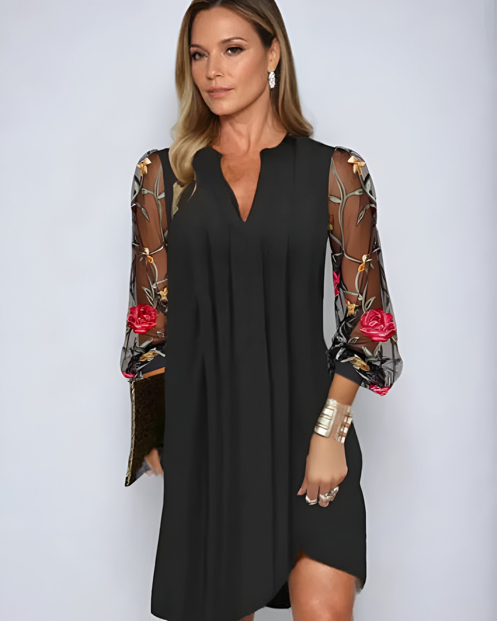 Ravora Paris™ | Robe Longue Élégance Brodée