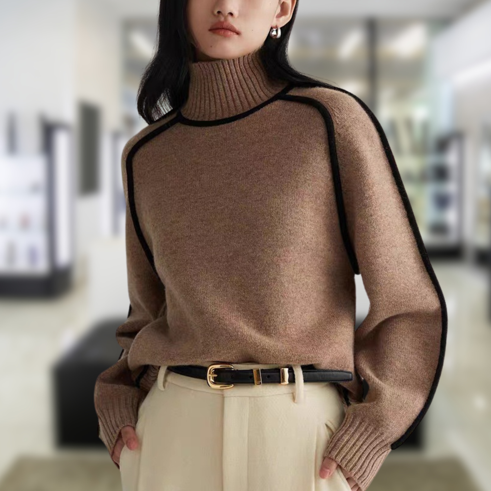 Ravora Paris™ | Pull à col roulé confortable