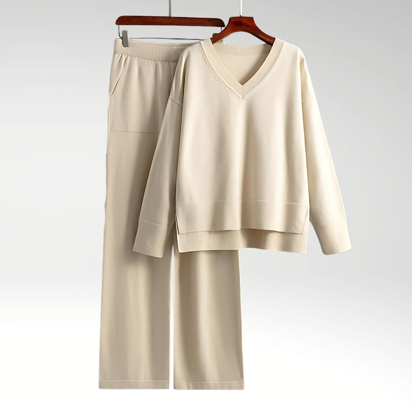 Ravora Paris™ | Luxe Ensemble deux pièces col V