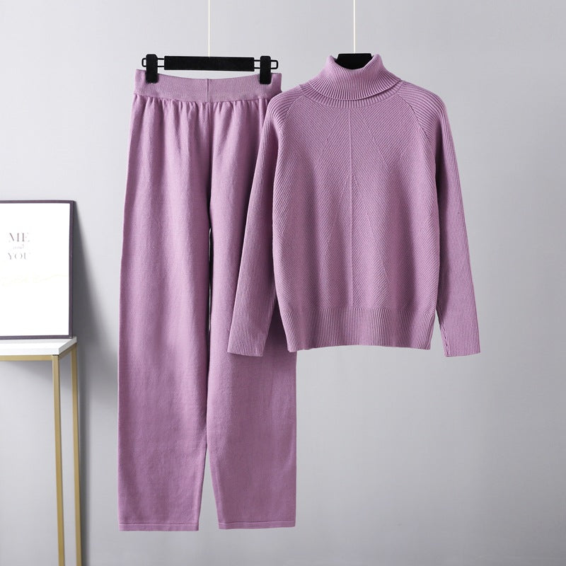 Ravora Paris™ | Ensemble deux pièces Lounge en tricot torsadé