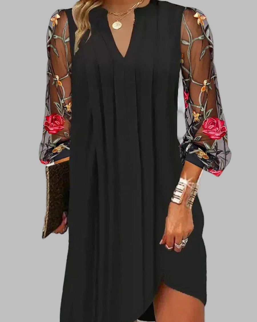 Ravora Paris™ | Robe Longue Élégance Brodée