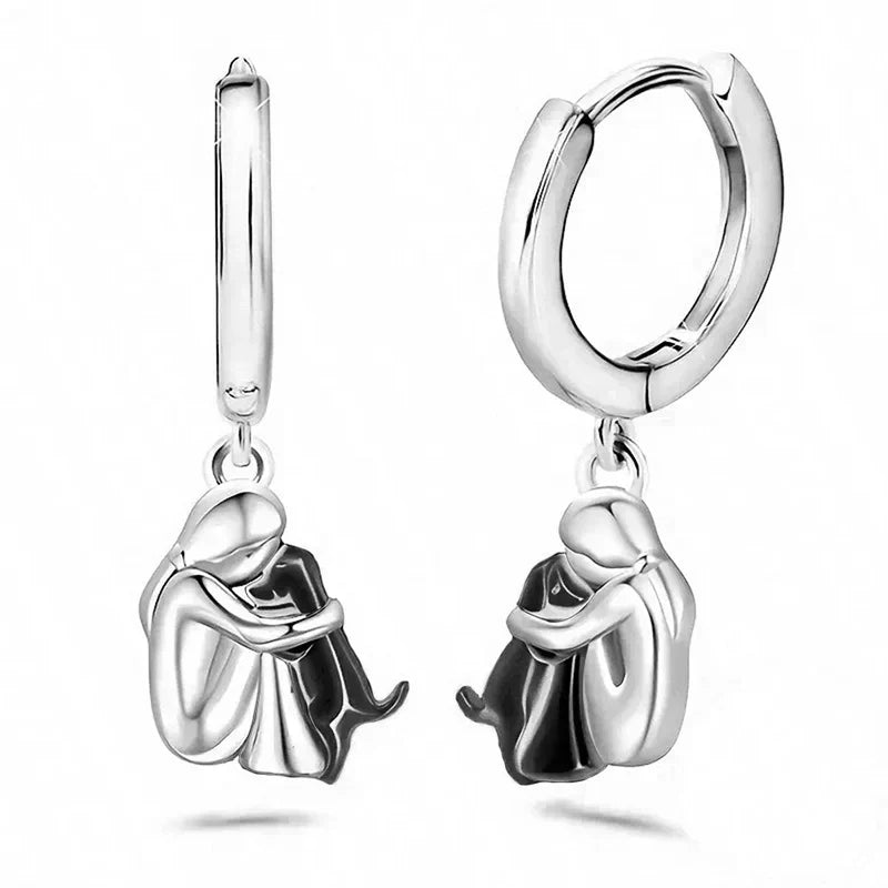 Ravora Paris™ | Boucles Icône Chien (Fermoir Rond)