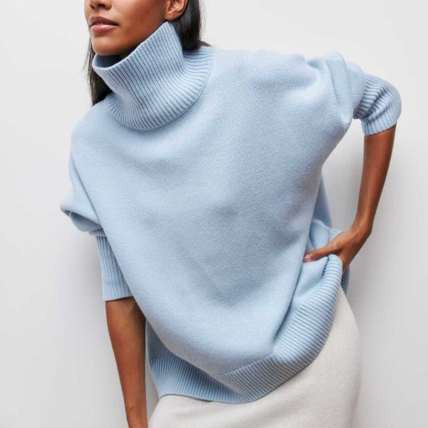 Ravora Paris™ | Pull à Col Montant Élégance
