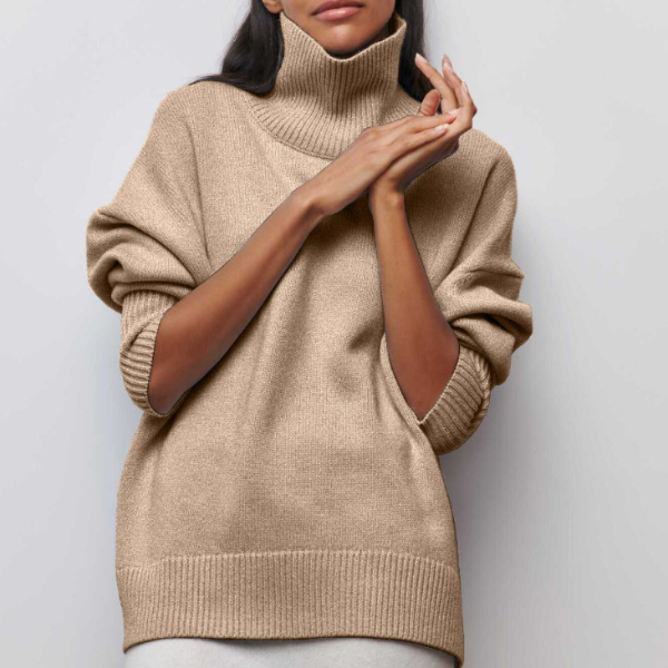 Ravora Paris™ | Pull à Col Montant Élégance
