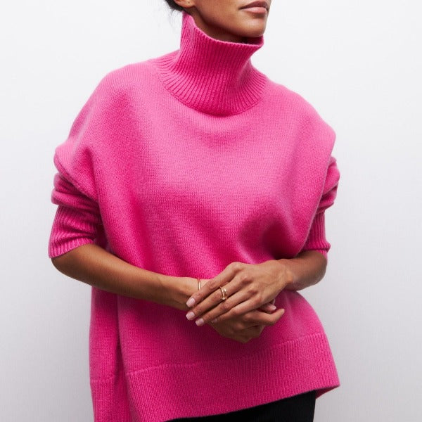 Ravora Paris™ | Pull à Col Montant Élégance