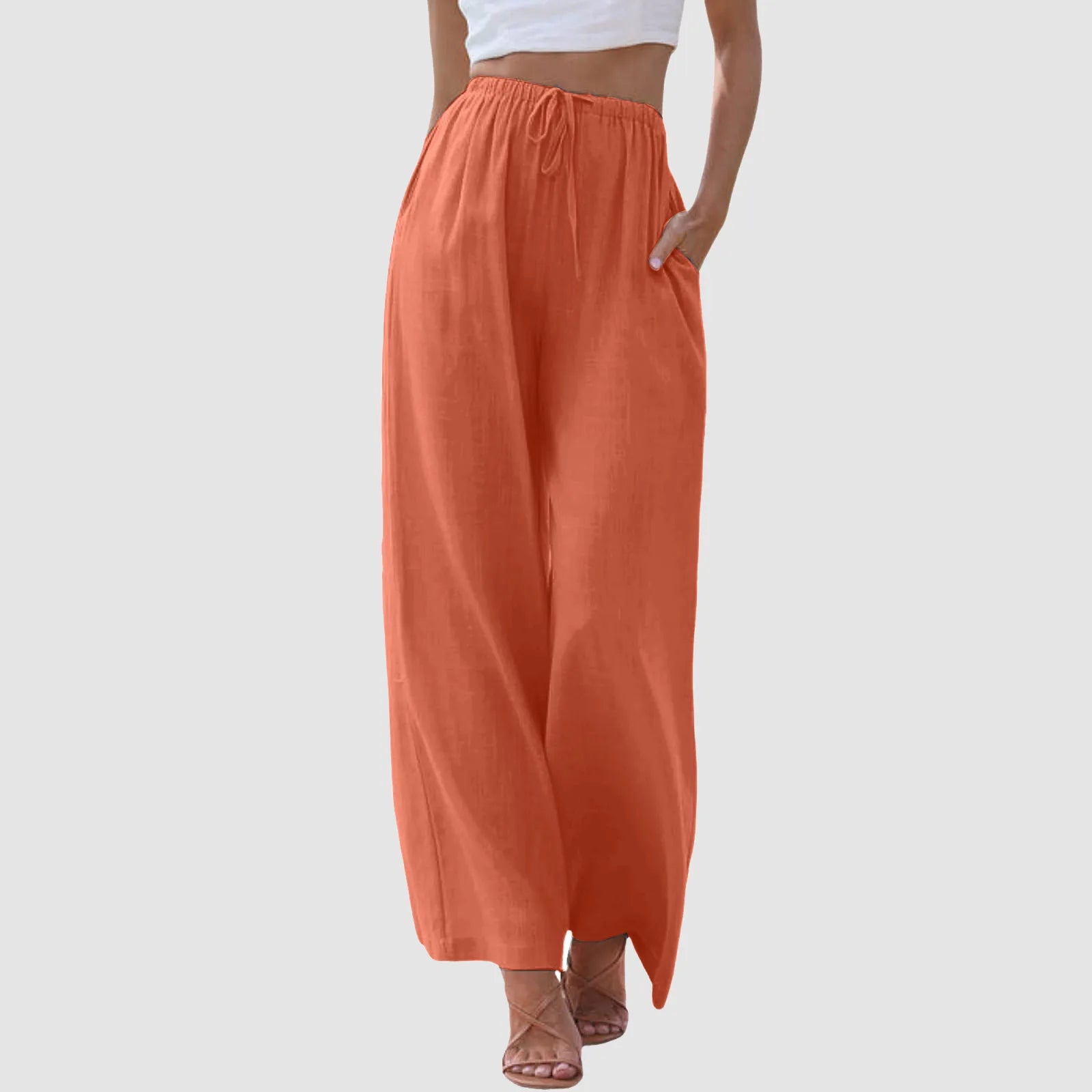 Ravora Paris™ | Pantalon taille haute à jambes larges