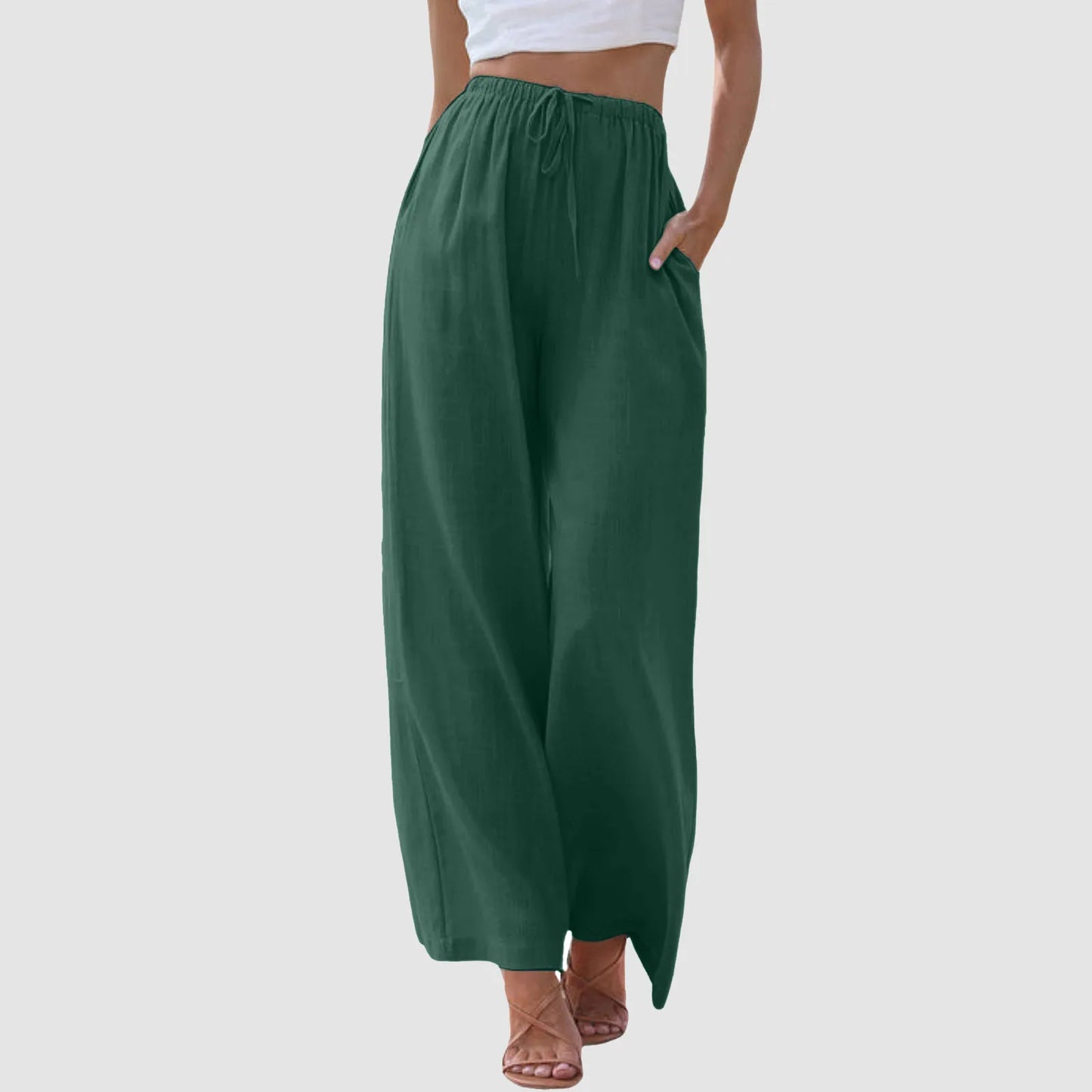Ravora Paris™ | Pantalon taille haute à jambes larges