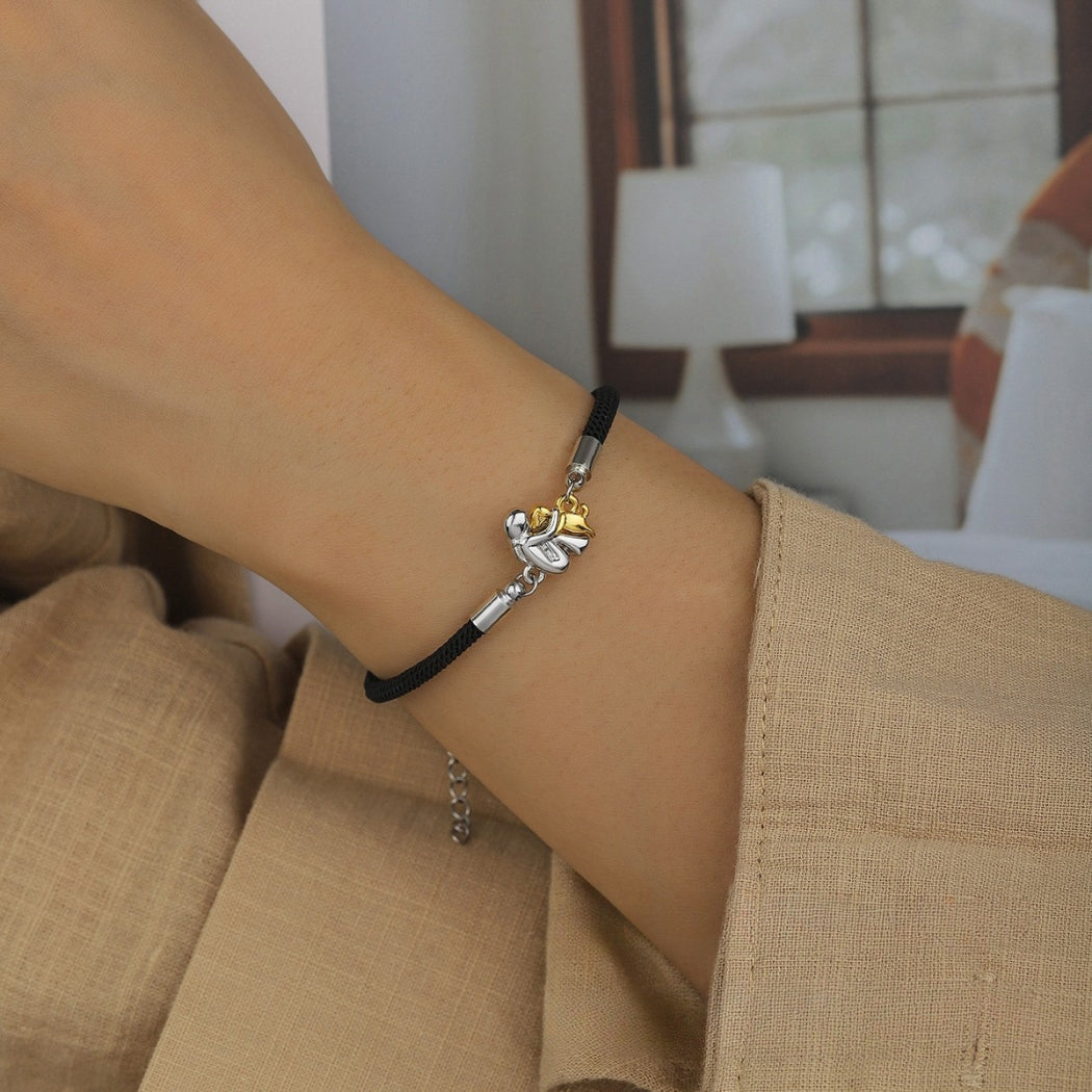 Ravora Paris™ | Bracelet Cordon Icône Chien