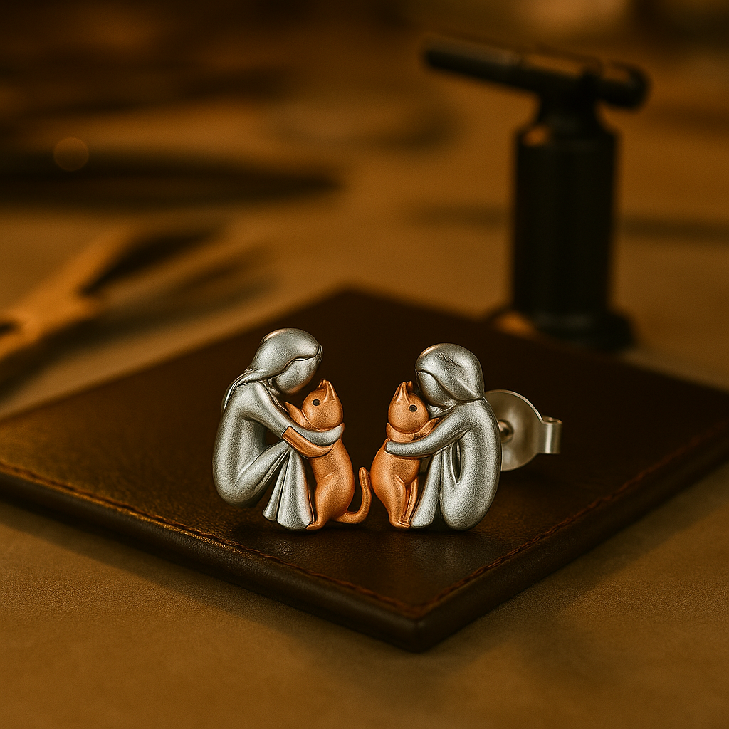 Ravora Paris™ | Boucles Icône Chat