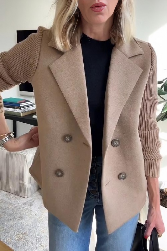 Ravora Paris™ | Blazer à Manches Tricotées